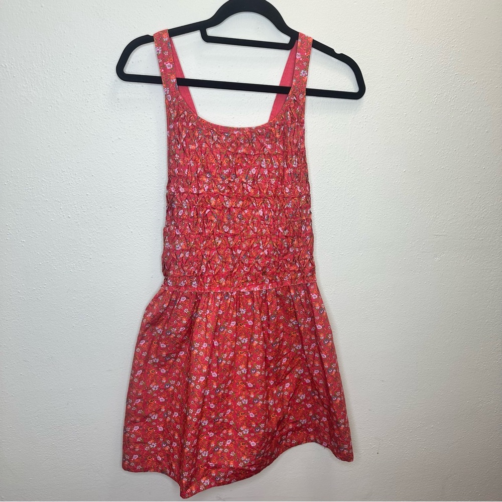 NWT $128 Free People  Petunia Mini Fit-&-Flare Dress Poppy Combo Size Medium - Picture 4 of 12